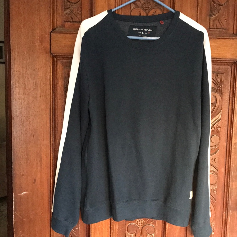American Republic blue Men Sweatshirt